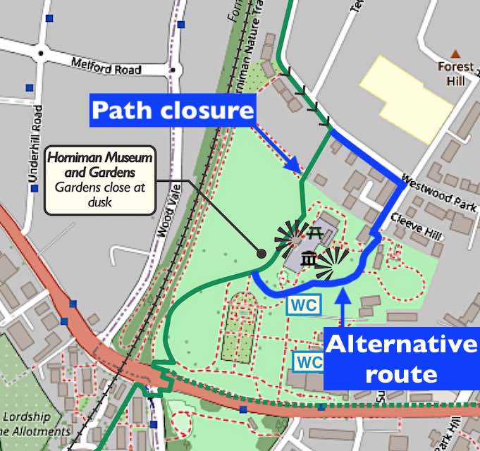 GC11 Horniman diversion Oct 26