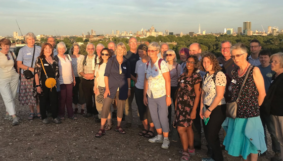 Inner London Ramblers group map