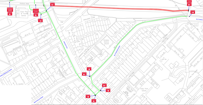CR12 Parkland Walk diversion map web   Nov 2025