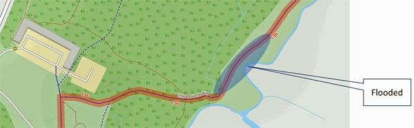 LL23 Flooded Path map